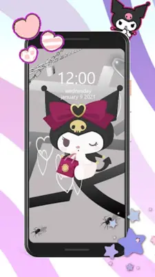 Kuromi Cute Wallpaper android App screenshot 0