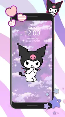 Kuromi Cute Wallpaper android App screenshot 2