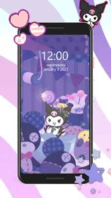 Kuromi Cute Wallpaper android App screenshot 5